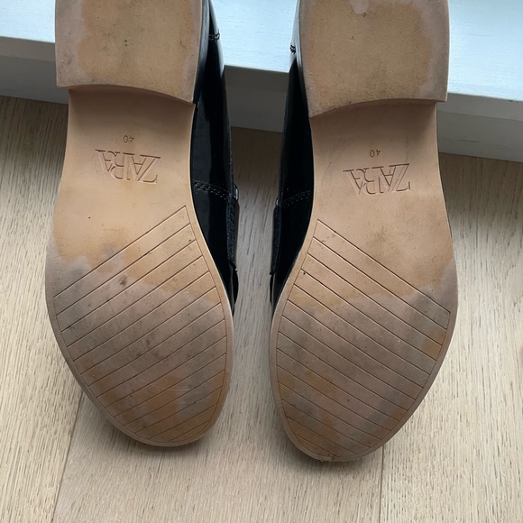 Women’s Zara loafers. Size 8. Black patent. Excellent condition. - Picture 5 of 5